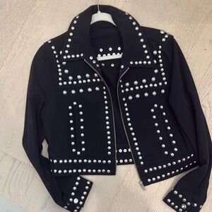 & Other Stories black stud jacket